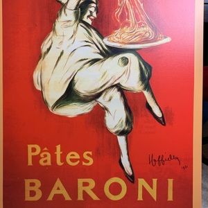 Pates Baroni by Leonetto Cappiello. Vintage
